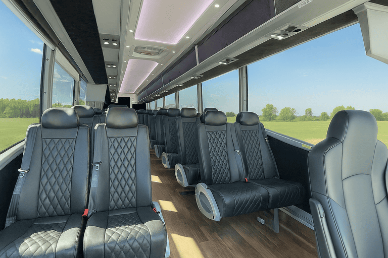 coach bus in Pearland