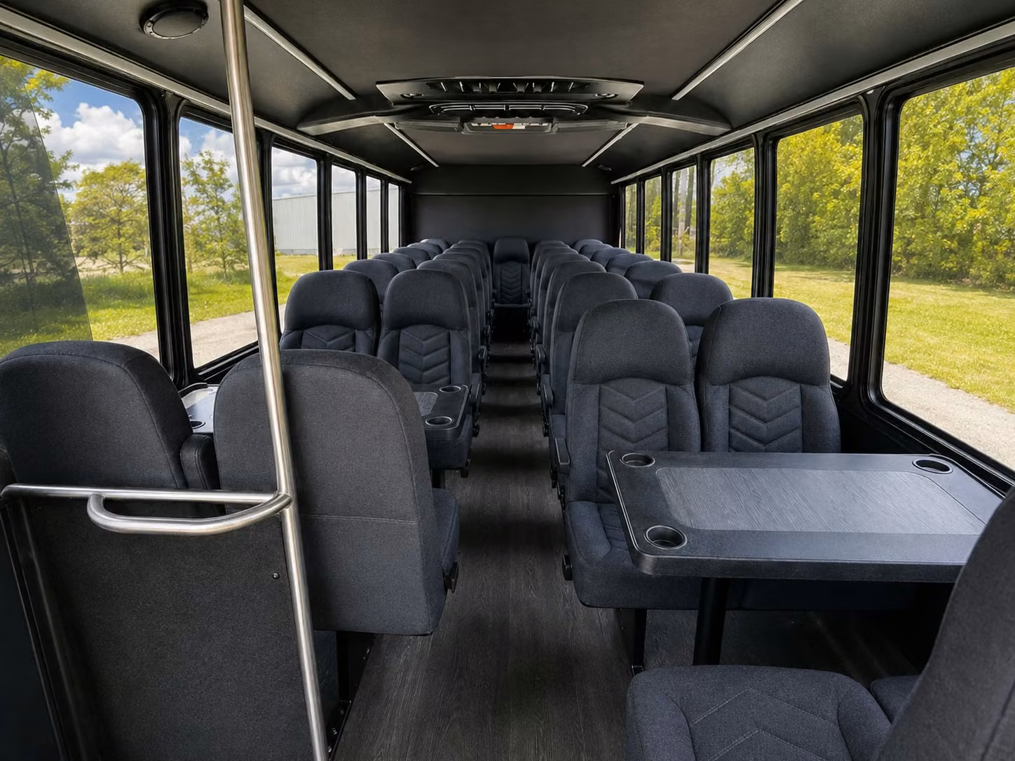18 passenger minibus interior