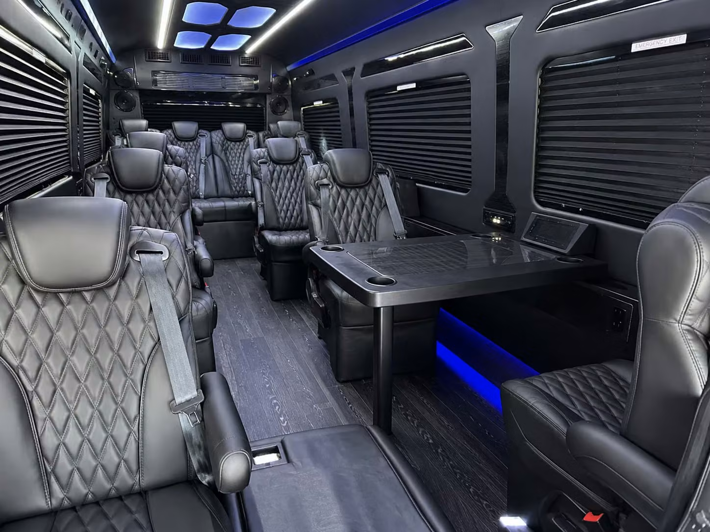 sprinter van with driver inside